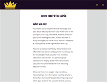 Tablet Screenshot of datehottergirls.com